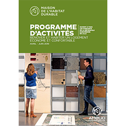 Miniature de la couverture du programme d'activités de la Maison de l'Habitat Durable, 2ème trimestre 2019