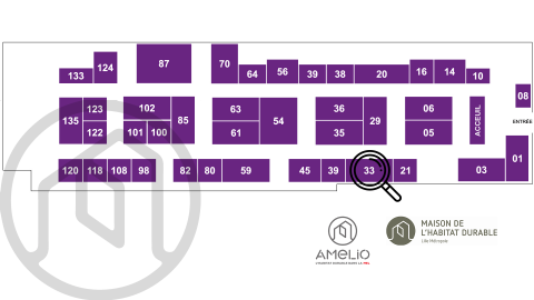 Plan salon de l'immobilier