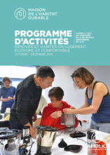 Couverture du programme d'animations de la Maison de l'Habitat Durable - 4ème trimestre 2019