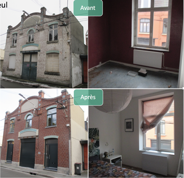 Travaux avant, après